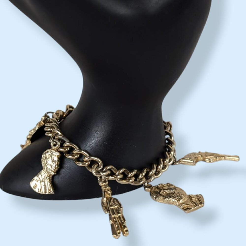V. US Civil War Themed Charm Bracelet - Picture 2 of 5